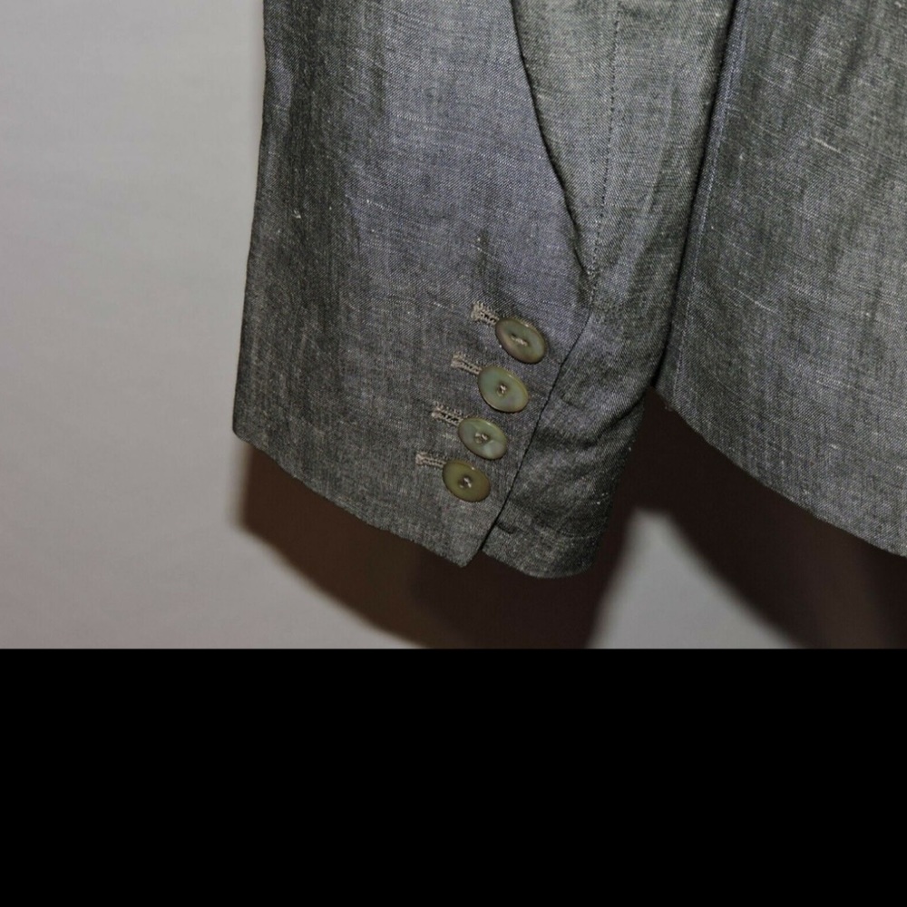 Chicos 0.5 Gray Blazer Womens Small 6 - Picture 5 of 7